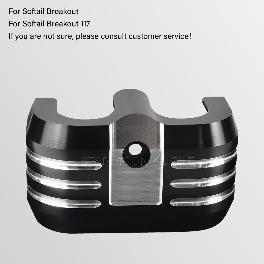 

For CVO Road Glide Breakout FXBR S Razor 4.0 Softail Standard Breakout 117 Shadow Rider Low Rider S Ignition Coil Guard чёрный