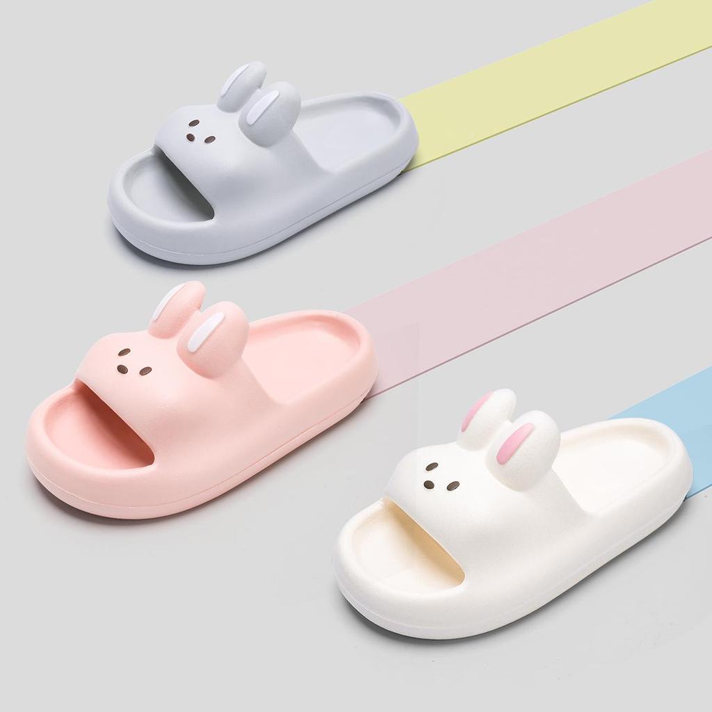 Cartoon Konijn Kinder Pantoffels Verhoogde Dikke Zool Binnen Buiten Pantoffels Comfortabele Zachte Kinder Huis Pantoffels