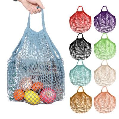 Wiederverwendbare Baumwollnetztasche, Einkaufsschnur, Fischnetz, Schildkrötentaschen, Aufbewahrungstasche, Handtasche, Tragetasche, gewebtes Netz, Umweltschutz