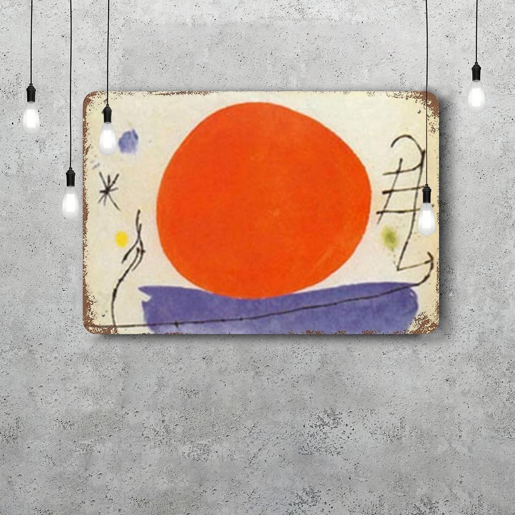 miro art Vintage Tin Sign Home Decor Wall Decor Art Wall Mural Room Decoration Decor Retro Metal Sign Plate Bar Posters