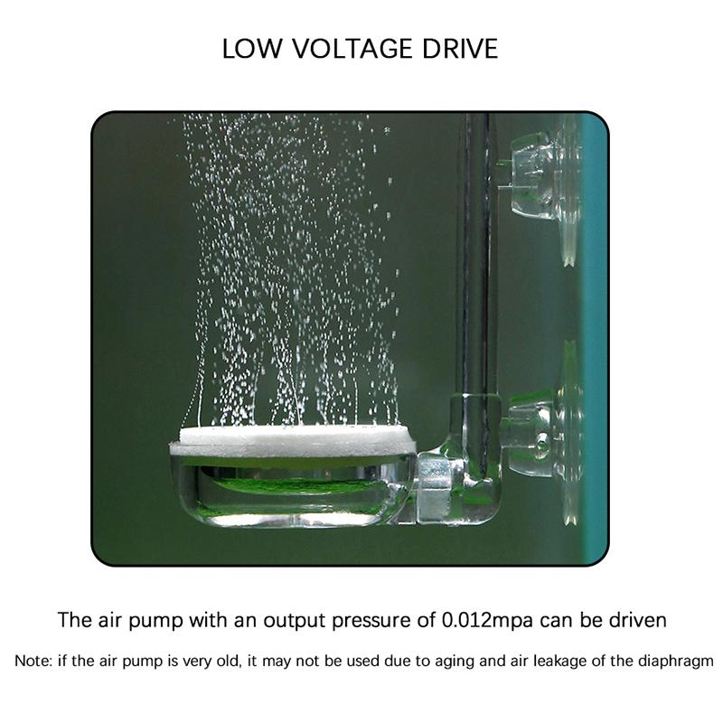 Tichý Drobné Bublinky Kyslíkový Difuzor Nano Plynový Disk Provzdušňovač do Akvária Atomizér Akvarijní Vzduchový Kámen Difuzor s Vysokým Obsahem Rozpuštěného Kyslíku