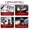 5/6 Speed Gear Shift Knob Car Manual Trans Shifter Stick Head Knob Aluminum With M8 M10 M12 Adapter for VW GTI Jetta Golf 5