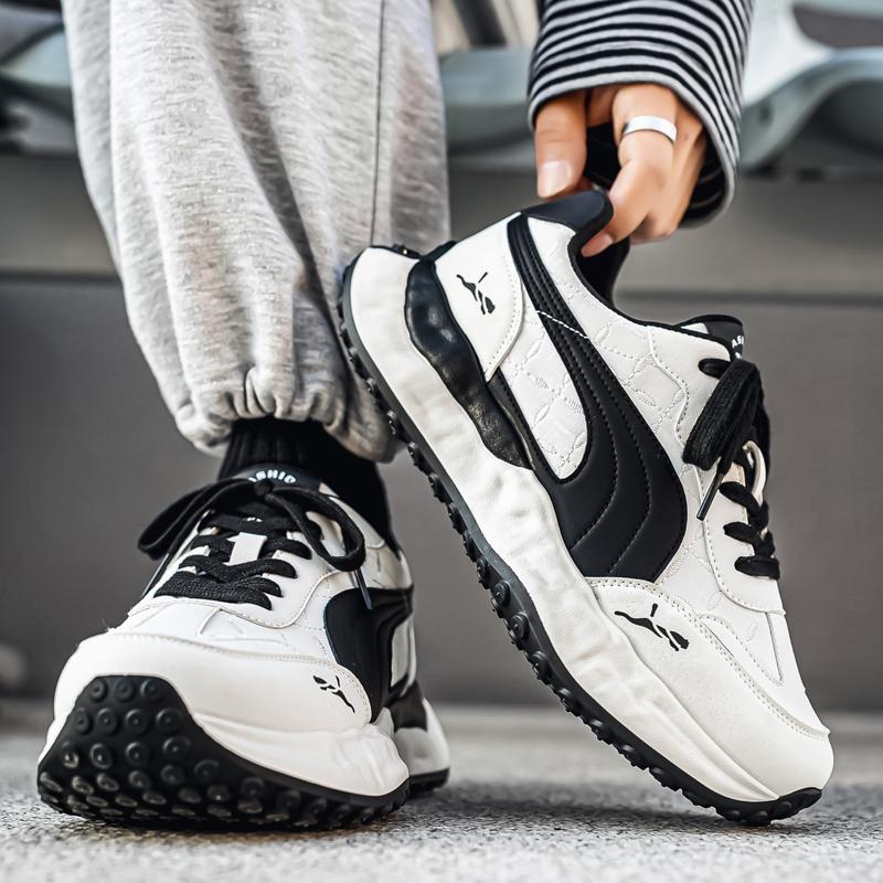 New Fashion New Men's Fashion Casual Low Top Sports Shoes Students Thick Sole Comfortable Sneakers Boys Male Classic Breathable Basketball Shoes