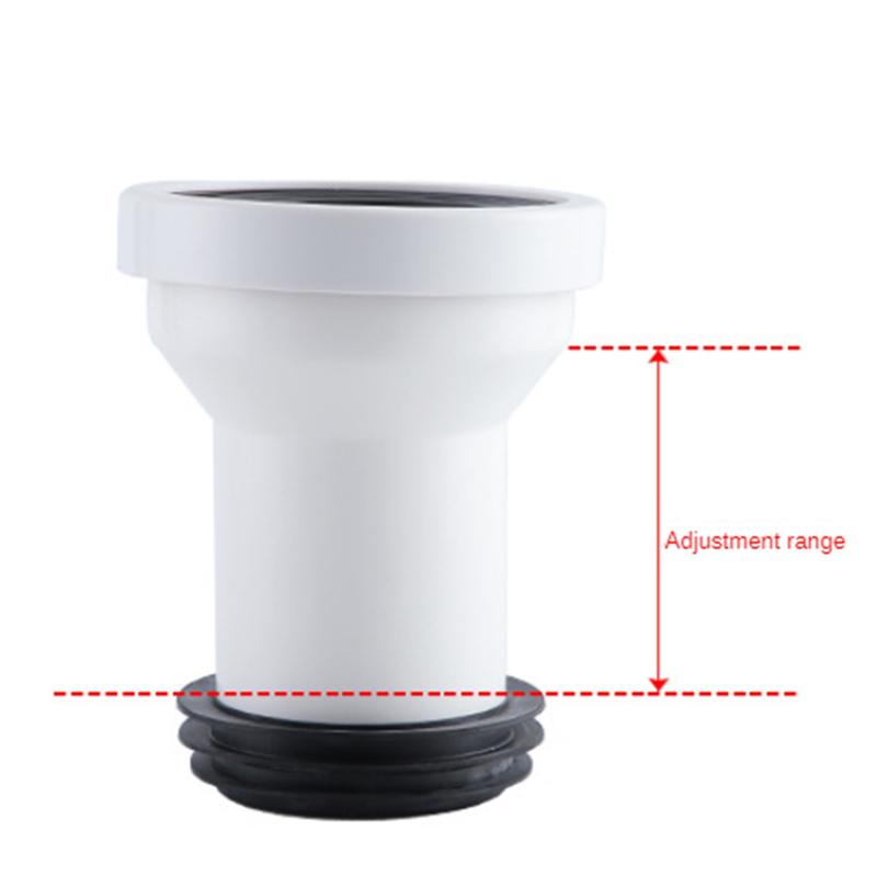 B-Est Toilet Connection Adapter Drainer Drain Pipe Toilet Accessories Bathroom Tool For Home Livingroom Outlet Pipe