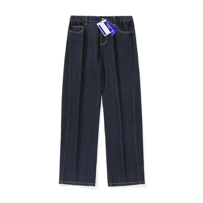 Wassup Heavy Weight Washed Straight-leg Loose Profile Denim Pants Men's Minimalist Retro Wide Leg Trendy Casual Pants