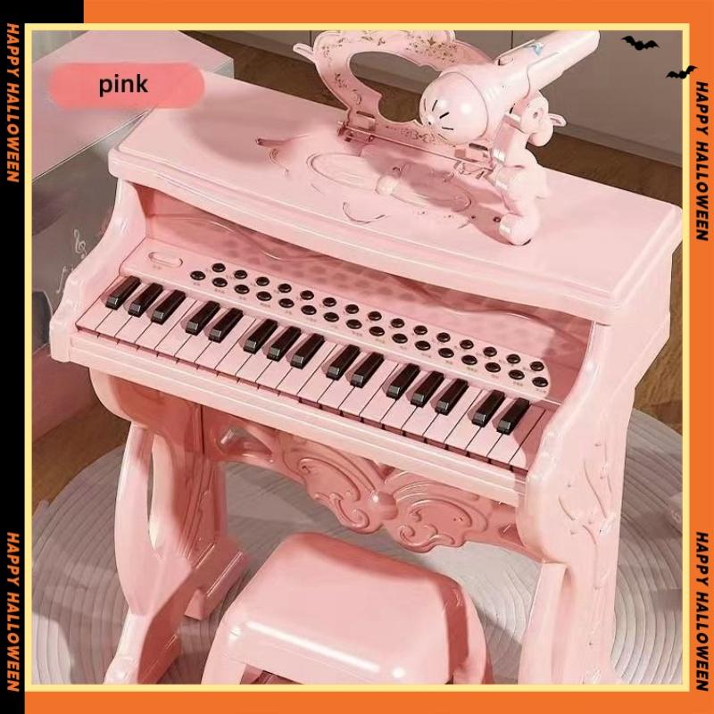 Children S Electronic Keyboard Multifunctional Instrument Beginner Baby With Microphone For Boys And Girls, Oversized Piano Toy