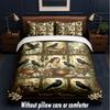Witchcraft Theme Custom Text Or Name 3Pcs Bedding Set,1 Flat Sheet & 2 Pillowcases Personalized Home Bedding