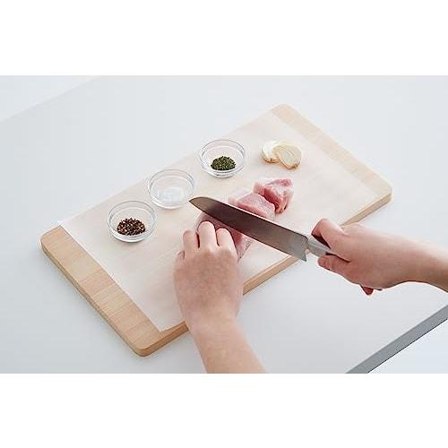 R(R) Freely Cuttable Cutting Board Sheet Refill, Goodna Transparent Film, 22.5 x 300cm, Stain-Resistant, Anti-Bacterial, Anti-Color Transfer, Outdoor