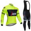 Winter Thermal Cycling Jersey Mountain Biking Breathable Fleece-Lined Wind-Resistant Performance Apparel