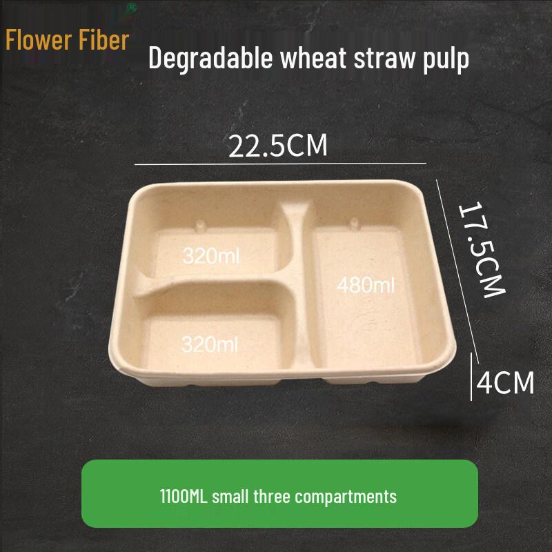 ZISIZ Large Capacity Disposable Paper Takeaway Boxes