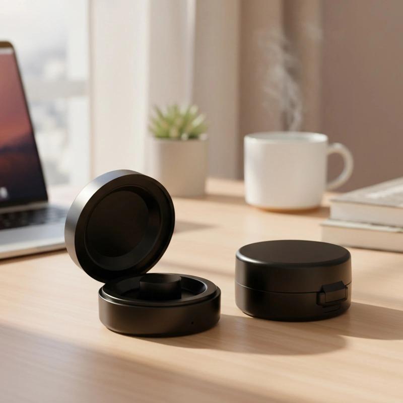 Custodia di Ricarica Portatile Compatta con Cavo USB-C Compatibile per Oura Ring Gen3
