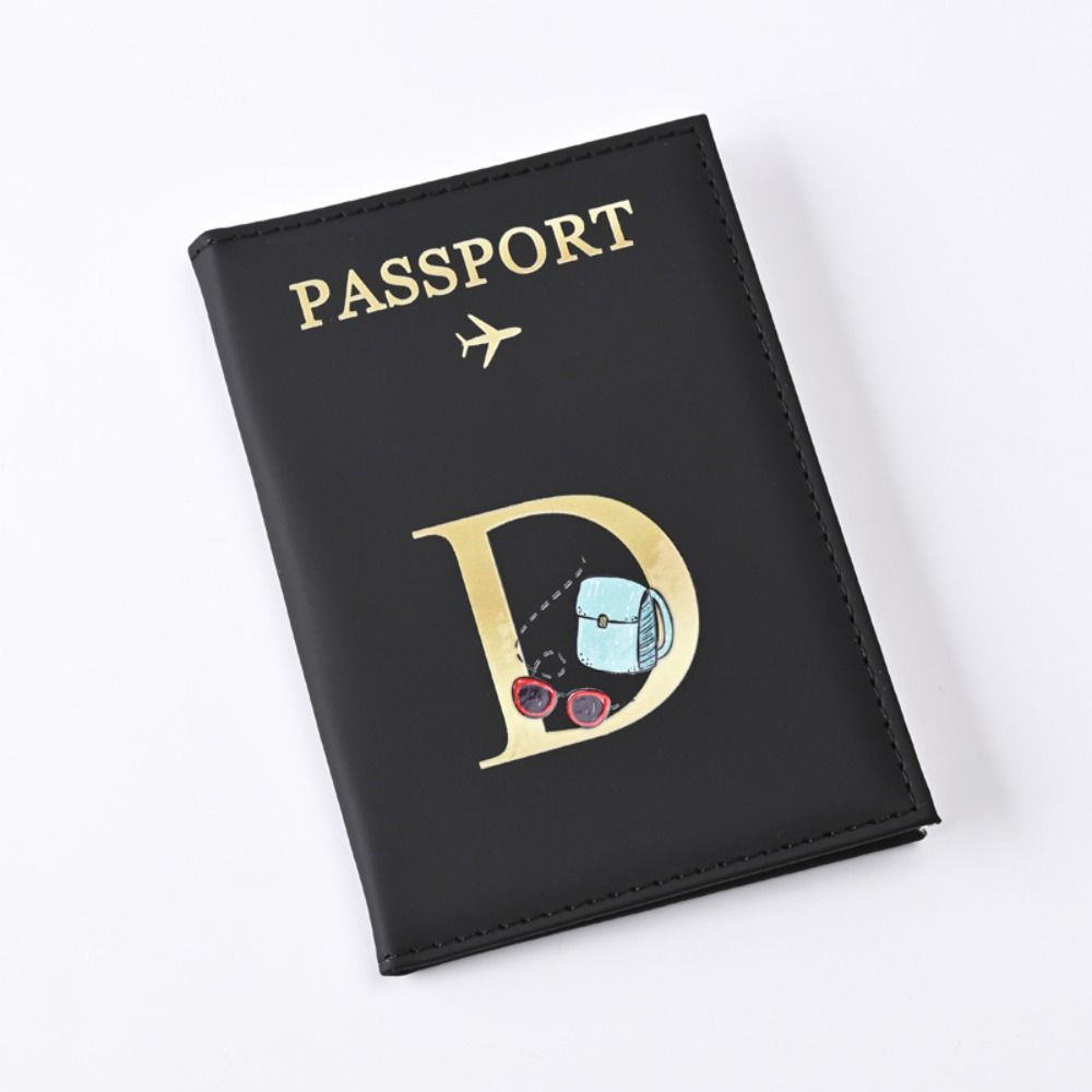 

Waterproof Passport Holder Case Multi-card ID Card Pouch Document Credit Card Case Woman&Men D чорний