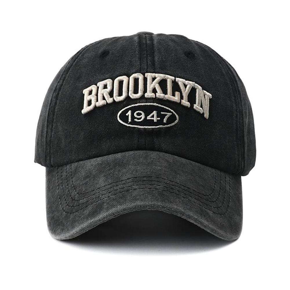 High Quality Brooklyn Embroidery Snapback Hat for Men Vintage Black Green Washed Baseball Caps for Women Gorras Hombre