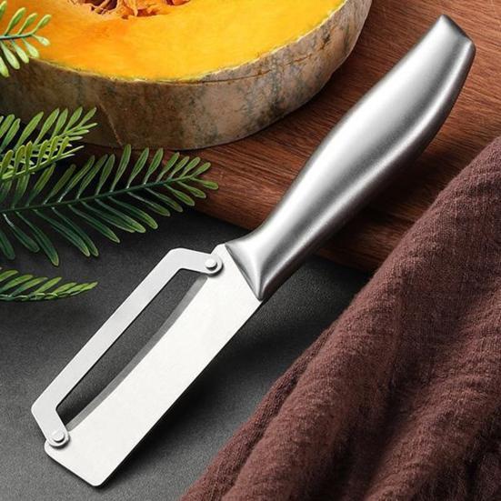 2Pcs Vegetable Peeler Peeler with Ergonomic Handle Bottle Opener Multi-Function Fruit Peeler for Pumpkin Pineapple Sugarcane Rust-Proof Essential