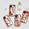 Cute Kinder Surprise Eggs Logo For IPhone 16 15 14 13 12 11 Pro Max X XS MAX Plus Translucent Black Phone Cover