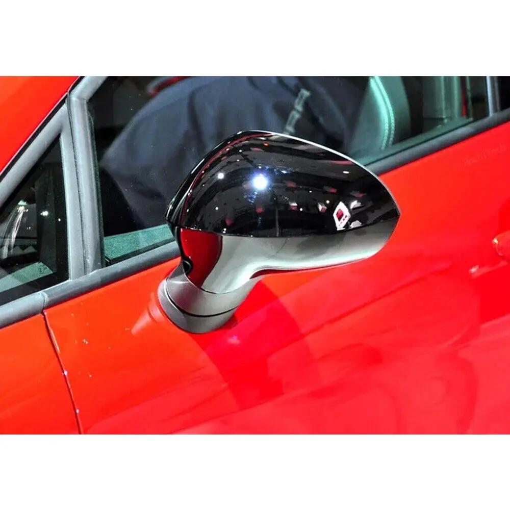 For Seat Leon MK2 Ibiza MK4 Exeo 3R Car Replacement Rearview Side Mirror Cover Wing Cap Exterior Door Rear View Case Trim Carbon