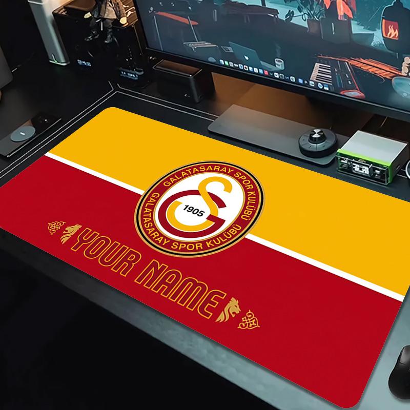 Galatasaray S.K Print Cushion Non-slip Laptop Tablet Big Mousepad XXL Mat Mini PC Playmat With Lock Edge