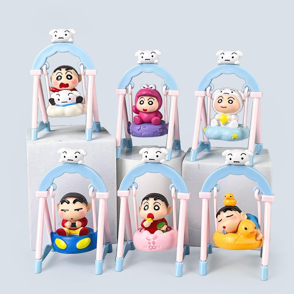 Crayon Shinchan Swing Series Pvc Collectible Toy For Fans And Kids