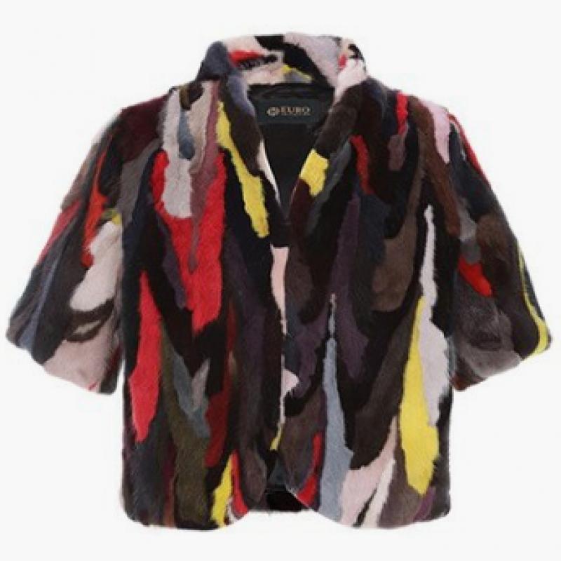 La Belle Shinyoung Fur Mink Scrap Bolero Sy110cp