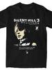 Unisex Ilent Hill 3 SH3 Horror Game T-Shirt - Tee mit ikonischem Aufdruck, Harajuku Streetwear Kurzarmhemd Geeignet für das ganze Jahr