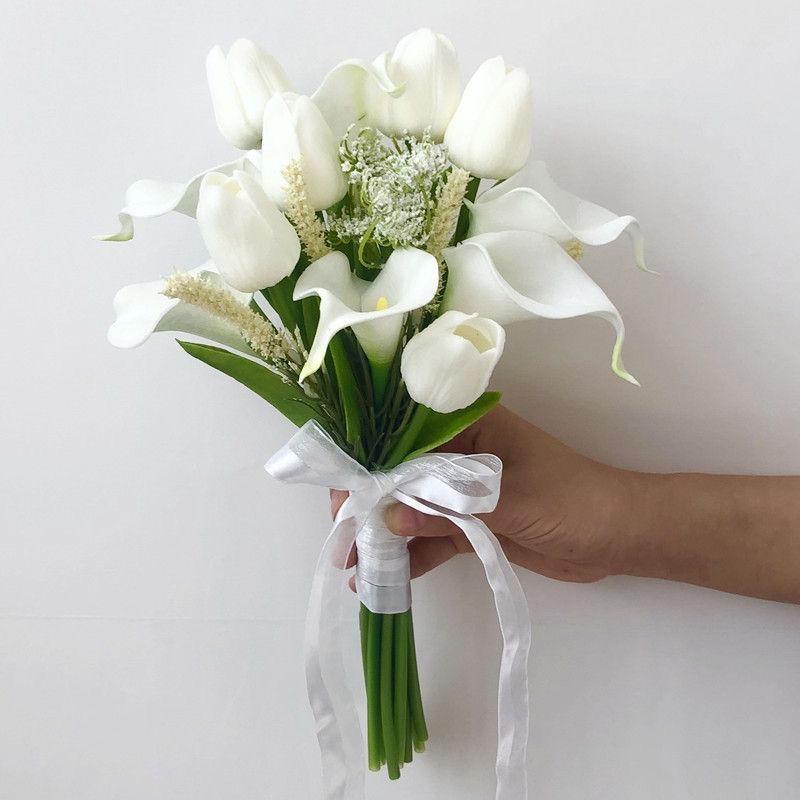 Korean Mori Style Small Fresh Bridal Bouquet for Wedding and Photography