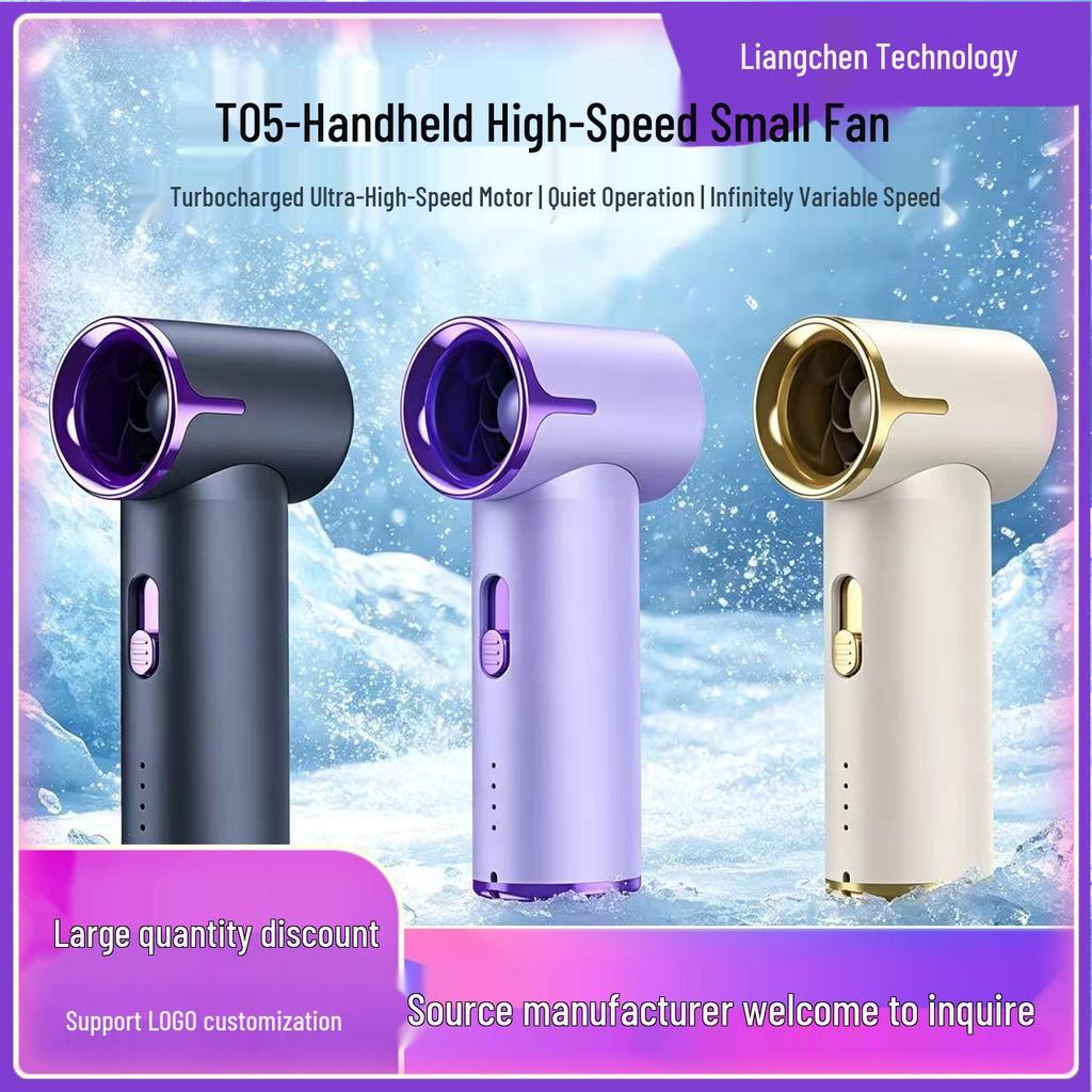 High-Speed T05 USB Rechargeable Pocket Turbine Fan