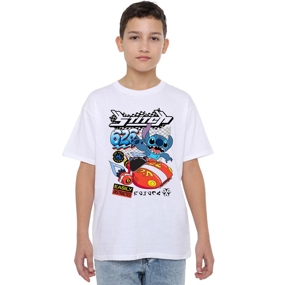 Lilo & Stitch Childrens/Kids 626 Racing T-Shirt