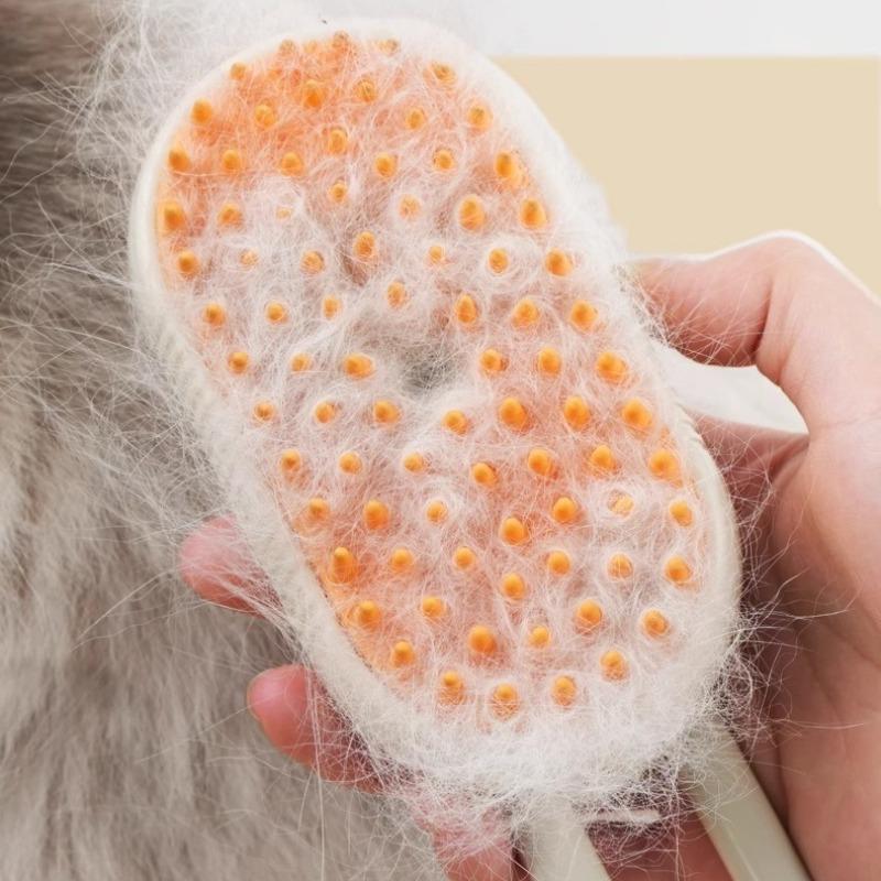 Anti Flying Hair Pet Spray Massage Comb For Cats Dogs Steam Grooming Depilation Tool Pet Grooming Supplies For Home Use