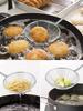 Stainless Steel Kitchen Strainer, Skimmer Ladle for Cooking & Frying, Wire Mesh Spoons with Long Handle