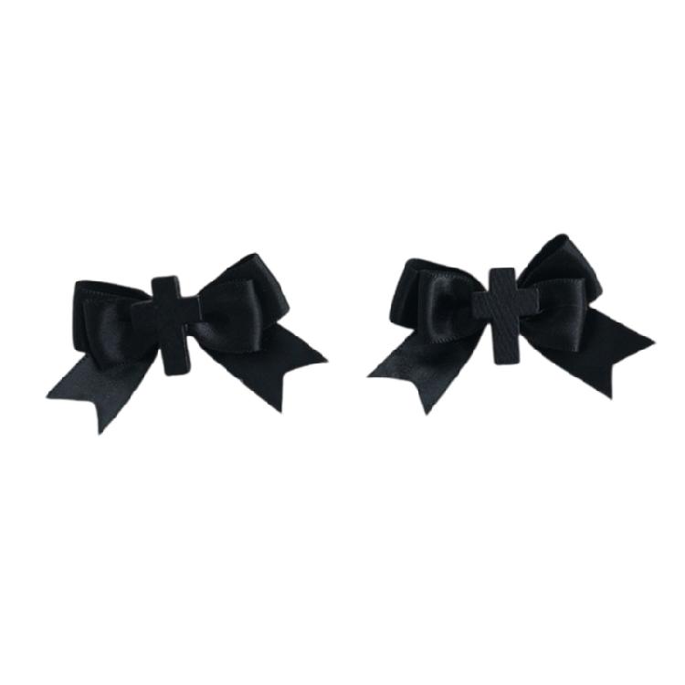 Colorful Crosses Hair Barrettes Hair Clip Sweet 2000s Hair Clip for Women, Barrettes Bowknot Shape