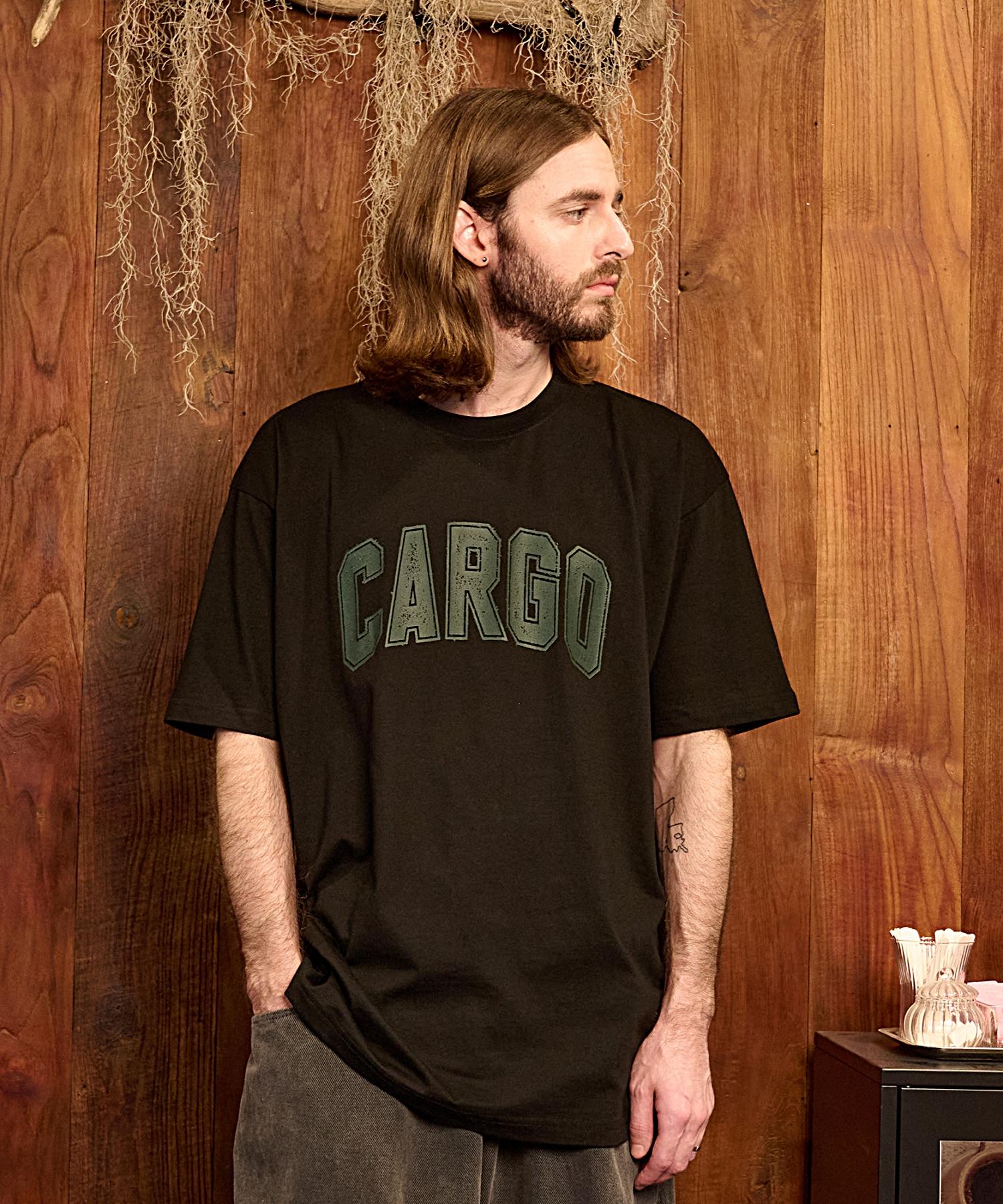 Cargo Bros Basic Logo Oversized Short Sleeve T-Shirt (Black) 3Xl