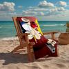 Ultra-Soft Beach Towel with Jeffy Theme,Ideal for Pool - Camping, Diving - Perfect Travel Essential, Vibrant Beach Towel.