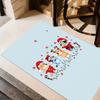 Bluey Friends Adventure Floor Mat Suitable for Kitchen Decorate room Foyer Living Rooms Antislip Carpet Anime Office Decor Best for Christmas