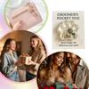 Dog Paw Pocket Pet Groomer Ornaments With Card Inspirational Keepsake For Friends Women Men Adults Kids Boys Girls