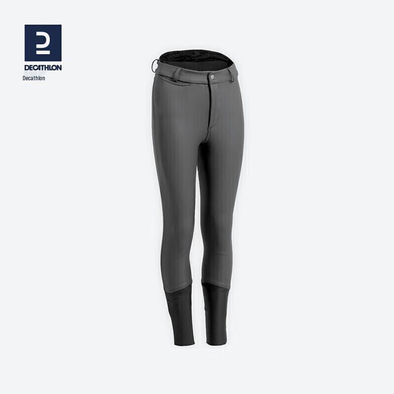 Толстые брюки для верховой езды Decathlon для детей, с бархатной подкладкой 124 cm