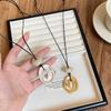 Korean Minimalist Geometric Pendant Long Necklace Women'S Irregular Adjustable Versatile Fashion Accessories