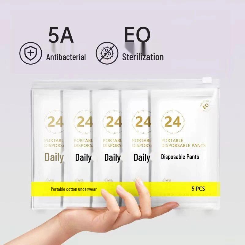 Individually Packaged Sterile Disposable Plus Size Travel Panties - Postpartum/Maternity Style