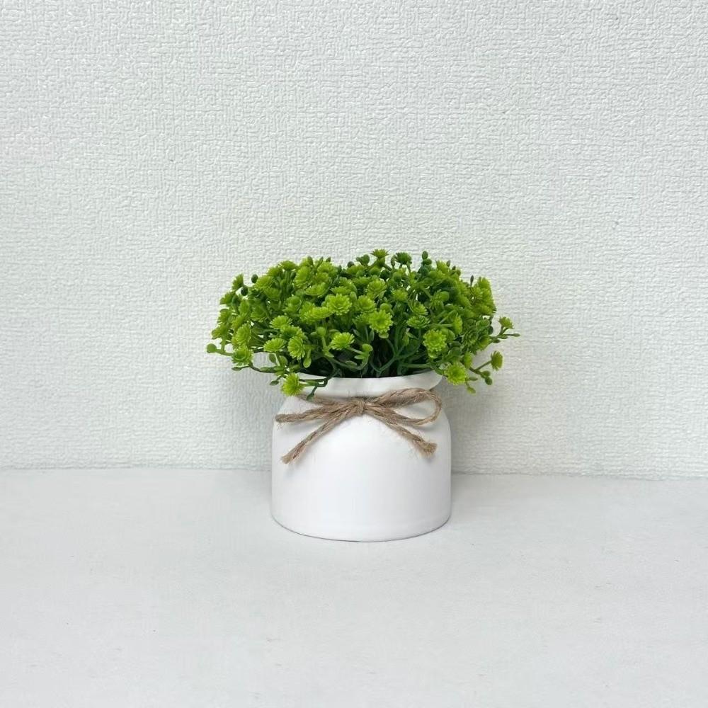 Potted With Pot Artificial Bonsai Plastic Fake Flower Bonsai Desktop Bonsai Wedding Decoration