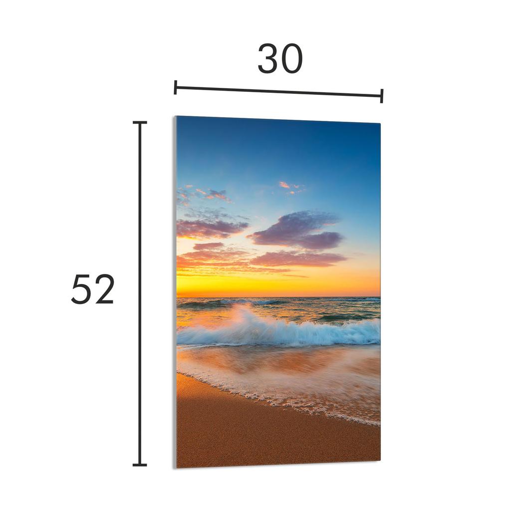 SZKLANA DESKA DO KROJENIA 30x52 Morze