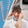 Hairdress Comb Covering Bangs Seam Grooming Accessory Pro Salon Dyeing Styling Tools Coarse Wide Spikes Tooth Comb For Wet Hair