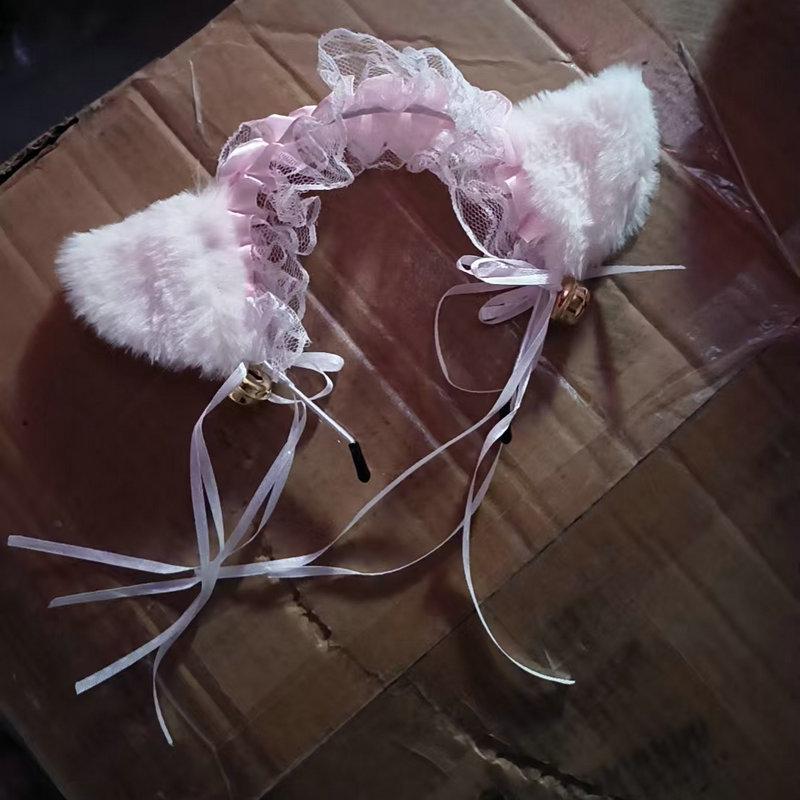 Set Lenjerie Milian Temptation: Mască de ochi din dantelă, Curea lanț de câine, Pălărie de poliție și Jucării amuzante pentru urechi