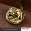 Alloy Hollow Incense Burner Stickless Powder Incense Holder Portable Aromatherapy Decor for Home Yoga Meditation
