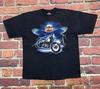 Vintage HARLEY DAVIDSON Lightning Wings T-Shirt 2000 British Columbia Canada M Unisex T-Shirt