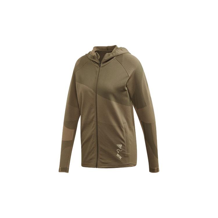 (WMNS) adidas x WOOD WOOD Crossover Casual Sports Hooded Jacket Gray Green Women's FL2844