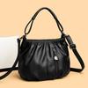 Retro Crossbody Single-shoulder Bag Large Capacity Simple and Fashionable Hand-held Bucket Bag