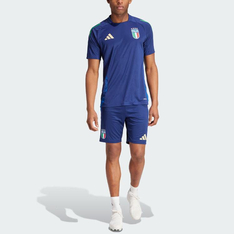 Adidas Italy Tiro 24 Competition Training Jersey Men Tops Midnight-Blue IQ2174