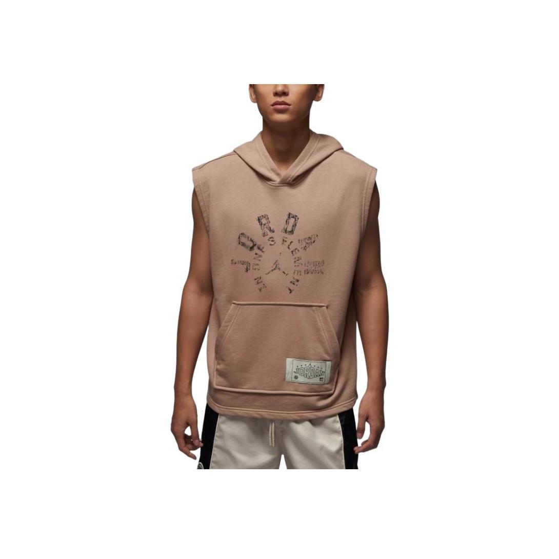 

Jordan Sport Crossover Dri-FIT Sleeveless Quick-Dry French Comfortable Soft Hooded Vest Men Vests Khaki HV1260200 L