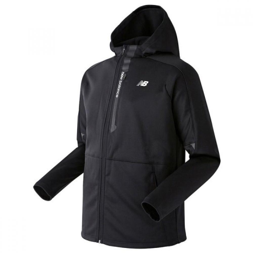 New Balance Men S New Balance bruShed Training Hooded Zip Up Jacket Nbmd84