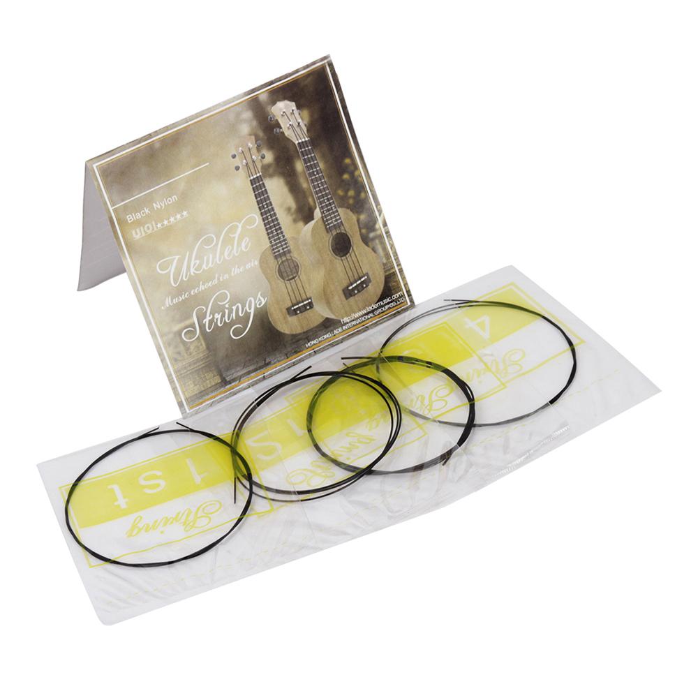Colorful Ukulele Ukelele Uke Strings Nylon Material, 4pcsCelsiusset(Package Card Random Delivery)