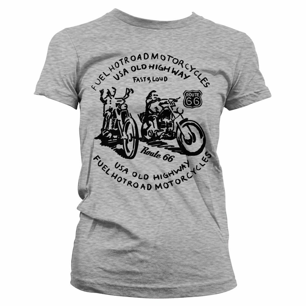 Officially Licensed Route 66 FUEL Women T-Shirt S-XXL Sizes XXXXL